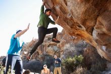 Bouldering in Hueco Tanks on 12/23/2018 with Blue Lizard Climbing and Yoga

Filename: SRM_20181223_1351070.jpg
Aperture: f/4.0
Shutter Speed: 1/1000
Body: Canon EOS-1D Mark II
Lens: Canon EF 16-35mm f/2.8 L