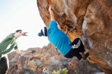 Bouldering in Hueco Tanks on 12/23/2018 with Blue Lizard Climbing and Yoga

Filename: SRM_20181223_1354100.jpg
Aperture: f/4.0
Shutter Speed: 1/800
Body: Canon EOS-1D Mark II
Lens: Canon EF 16-35mm f/2.8 L