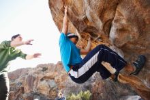 Bouldering in Hueco Tanks on 12/23/2018 with Blue Lizard Climbing and Yoga

Filename: SRM_20181223_1354120.jpg
Aperture: f/4.0
Shutter Speed: 1/640
Body: Canon EOS-1D Mark II
Lens: Canon EF 16-35mm f/2.8 L