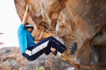 Bouldering in Hueco Tanks on 12/23/2018 with Blue Lizard Climbing and Yoga

Filename: SRM_20181223_1354180.jpg
Aperture: f/4.0
Shutter Speed: 1/500
Body: Canon EOS-1D Mark II
Lens: Canon EF 16-35mm f/2.8 L