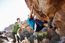 Bouldering in Hueco Tanks on 12/23/2018 with Blue Lizard Climbing and Yoga

Filename: SRM_20181223_1354250.jpg
Aperture: f/4.0
Shutter Speed: 1/1000
Body: Canon EOS-1D Mark II
Lens: Canon EF 16-35mm f/2.8 L