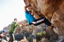 Bouldering in Hueco Tanks on 12/23/2018 with Blue Lizard Climbing and Yoga

Filename: SRM_20181223_1354331.jpg
Aperture: f/4.0
Shutter Speed: 1/800
Body: Canon EOS-1D Mark II
Lens: Canon EF 16-35mm f/2.8 L
