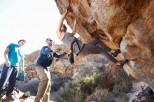 Bouldering in Hueco Tanks on 12/23/2018 with Blue Lizard Climbing and Yoga

Filename: SRM_20181223_1359580.jpg
Aperture: f/4.0
Shutter Speed: 1/800
Body: Canon EOS-1D Mark II
Lens: Canon EF 16-35mm f/2.8 L