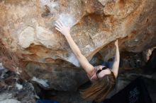 Bouldering in Hueco Tanks on 12/23/2018 with Blue Lizard Climbing and Yoga

Filename: SRM_20181223_1425020.jpg
Aperture: f/4.0
Shutter Speed: 1/500
Body: Canon EOS-1D Mark II
Lens: Canon EF 16-35mm f/2.8 L