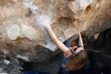 Bouldering in Hueco Tanks on 12/23/2018 with Blue Lizard Climbing and Yoga

Filename: SRM_20181223_1429030.jpg
Aperture: f/5.0
Shutter Speed: 1/250
Body: Canon EOS-1D Mark II
Lens: Canon EF 16-35mm f/2.8 L