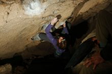 Bouldering in Hueco Tanks on 12/23/2018 with Blue Lizard Climbing and Yoga
Filename: SRM_20181223_1505590.jpg
Aperture: f/8.0
Shutter Speed: 1/250
Body: Canon EOS-1D Mark II
Lens: Canon EF 16-35mm f/2.8 L