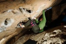 Bouldering in Hueco Tanks on 12/23/2018 with Blue Lizard Climbing and Yoga

Filename: SRM_20181223_1537400.jpg
Aperture: f/8.0
Shutter Speed: 1/250
Body: Canon EOS-1D Mark II
Lens: Canon EF 16-35mm f/2.8 L