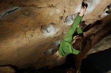 Bouldering in Hueco Tanks on 12/23/2018 with Blue Lizard Climbing and Yoga

Filename: SRM_20181223_1541360.jpg
Aperture: f/8.0
Shutter Speed: 1/250
Body: Canon EOS-1D Mark II
Lens: Canon EF 16-35mm f/2.8 L