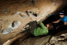 Bouldering in Hueco Tanks on 12/23/2018 with Blue Lizard Climbing and Yoga

Filename: SRM_20181223_1542170.jpg
Aperture: f/8.0
Shutter Speed: 1/250
Body: Canon EOS-1D Mark II
Lens: Canon EF 16-35mm f/2.8 L