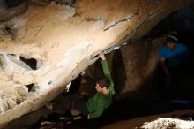 Bouldering in Hueco Tanks on 12/23/2018 with Blue Lizard Climbing and Yoga

Filename: SRM_20181223_1542370.jpg
Aperture: f/8.0
Shutter Speed: 1/250
Body: Canon EOS-1D Mark II
Lens: Canon EF 16-35mm f/2.8 L