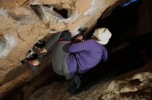 Bouldering in Hueco Tanks on 12/23/2018 with Blue Lizard Climbing and Yoga

Filename: SRM_20181223_1552270.jpg
Aperture: f/8.0
Shutter Speed: 1/250
Body: Canon EOS-1D Mark II
Lens: Canon EF 16-35mm f/2.8 L