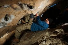 Bouldering in Hueco Tanks on 12/23/2018 with Blue Lizard Climbing and Yoga

Filename: SRM_20181223_1559460.jpg
Aperture: f/8.0
Shutter Speed: 1/250
Body: Canon EOS-1D Mark II
Lens: Canon EF 16-35mm f/2.8 L