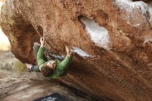 Bouldering in Hueco Tanks on 12/23/2018 with Blue Lizard Climbing and Yoga

Filename: SRM_20181223_1653450.jpg
Aperture: f/2.8
Shutter Speed: 1/400
Body: Canon EOS-1D Mark II
Lens: Canon EF 50mm f/1.8 II