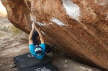 Bouldering in Hueco Tanks on 12/23/2018 with Blue Lizard Climbing and Yoga

Filename: SRM_20181223_1655190.jpg
Aperture: f/2.8
Shutter Speed: 1/320
Body: Canon EOS-1D Mark II
Lens: Canon EF 50mm f/1.8 II