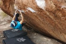 Bouldering in Hueco Tanks on 12/23/2018 with Blue Lizard Climbing and Yoga

Filename: SRM_20181223_1655210.jpg
Aperture: f/2.8
Shutter Speed: 1/250
Body: Canon EOS-1D Mark II
Lens: Canon EF 50mm f/1.8 II