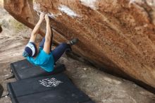 Bouldering in Hueco Tanks on 12/23/2018 with Blue Lizard Climbing and Yoga

Filename: SRM_20181223_1655290.jpg
Aperture: f/2.8
Shutter Speed: 1/250
Body: Canon EOS-1D Mark II
Lens: Canon EF 50mm f/1.8 II