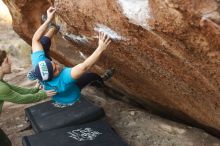 Bouldering in Hueco Tanks on 12/23/2018 with Blue Lizard Climbing and Yoga

Filename: SRM_20181223_1655370.jpg
Aperture: f/2.8
Shutter Speed: 1/320
Body: Canon EOS-1D Mark II
Lens: Canon EF 50mm f/1.8 II