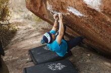 Bouldering in Hueco Tanks on 12/23/2018 with Blue Lizard Climbing and Yoga

Filename: SRM_20181223_1701150.jpg
Aperture: f/2.8
Shutter Speed: 1/320
Body: Canon EOS-1D Mark II
Lens: Canon EF 50mm f/1.8 II