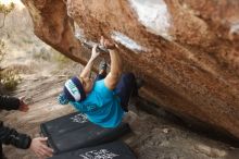 Bouldering in Hueco Tanks on 12/23/2018 with Blue Lizard Climbing and Yoga

Filename: SRM_20181223_1701190.jpg
Aperture: f/2.8
Shutter Speed: 1/320
Body: Canon EOS-1D Mark II
Lens: Canon EF 50mm f/1.8 II