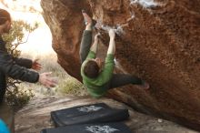 Bouldering in Hueco Tanks on 12/23/2018 with Blue Lizard Climbing and Yoga

Filename: SRM_20181223_1702580.jpg
Aperture: f/2.8
Shutter Speed: 1/320
Body: Canon EOS-1D Mark II
Lens: Canon EF 50mm f/1.8 II