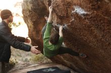 Bouldering in Hueco Tanks on 12/23/2018 with Blue Lizard Climbing and Yoga

Filename: SRM_20181223_1702591.jpg
Aperture: f/2.8
Shutter Speed: 1/400
Body: Canon EOS-1D Mark II
Lens: Canon EF 50mm f/1.8 II