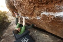 Bouldering in Hueco Tanks on 12/23/2018 with Blue Lizard Climbing and Yoga

Filename: SRM_20181223_1711250.jpg
Aperture: f/4.0
Shutter Speed: 1/200
Body: Canon EOS-1D Mark II
Lens: Canon EF 16-35mm f/2.8 L