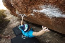Bouldering in Hueco Tanks on 12/23/2018 with Blue Lizard Climbing and Yoga

Filename: SRM_20181223_1712112.jpg
Aperture: f/4.0
Shutter Speed: 1/320
Body: Canon EOS-1D Mark II
Lens: Canon EF 16-35mm f/2.8 L