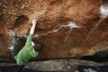 Bouldering in Hueco Tanks on 12/23/2018 with Blue Lizard Climbing and Yoga

Filename: SRM_20181223_1718070.jpg
Aperture: f/4.0
Shutter Speed: 1/250
Body: Canon EOS-1D Mark II
Lens: Canon EF 16-35mm f/2.8 L