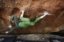 Bouldering in Hueco Tanks on 12/23/2018 with Blue Lizard Climbing and Yoga

Filename: SRM_20181223_1718090.jpg
Aperture: f/4.0
Shutter Speed: 1/250
Body: Canon EOS-1D Mark II
Lens: Canon EF 16-35mm f/2.8 L