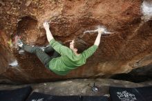 Bouldering in Hueco Tanks on 12/23/2018 with Blue Lizard Climbing and Yoga

Filename: SRM_20181223_1718110.jpg
Aperture: f/4.0
Shutter Speed: 1/250
Body: Canon EOS-1D Mark II
Lens: Canon EF 16-35mm f/2.8 L