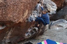 Bouldering in Hueco Tanks on 12/24/2018 with Blue Lizard Climbing and Yoga

Filename: SRM_20181224_1019140.jpg
Aperture: f/4.0
Shutter Speed: 1/250
Body: Canon EOS-1D Mark II
Lens: Canon EF 50mm f/1.8 II