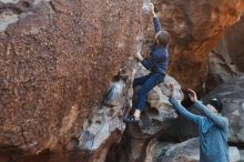 Bouldering in Hueco Tanks on 12/24/2018 with Blue Lizard Climbing and Yoga

Filename: SRM_20181224_1019250.jpg
Aperture: f/4.0
Shutter Speed: 1/320
Body: Canon EOS-1D Mark II
Lens: Canon EF 50mm f/1.8 II