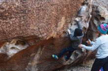 Bouldering in Hueco Tanks on 12/24/2018 with Blue Lizard Climbing and Yoga

Filename: SRM_20181224_1022590.jpg
Aperture: f/4.0
Shutter Speed: 1/200
Body: Canon EOS-1D Mark II
Lens: Canon EF 50mm f/1.8 II