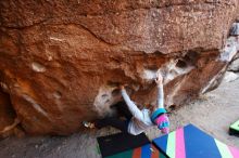 Bouldering in Hueco Tanks on 12/24/2018 with Blue Lizard Climbing and Yoga

Filename: SRM_20181224_1037360.jpg
Aperture: f/4.0
Shutter Speed: 1/160
Body: Canon EOS-1D Mark II
Lens: Canon EF 16-35mm f/2.8 L