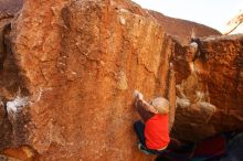 Bouldering in Hueco Tanks on 12/24/2018 with Blue Lizard Climbing and Yoga

Filename: SRM_20181224_1045590.jpg
Aperture: f/5.6
Shutter Speed: 1/250
Body: Canon EOS-1D Mark II
Lens: Canon EF 16-35mm f/2.8 L