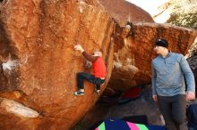 Bouldering in Hueco Tanks on 12/24/2018 with Blue Lizard Climbing and Yoga

Filename: SRM_20181224_1046530.jpg
Aperture: f/5.6
Shutter Speed: 1/250
Body: Canon EOS-1D Mark II
Lens: Canon EF 16-35mm f/2.8 L
