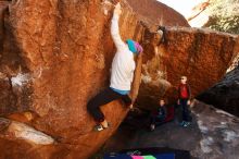 Bouldering in Hueco Tanks on 12/24/2018 with Blue Lizard Climbing and Yoga

Filename: SRM_20181224_1055450.jpg
Aperture: f/5.6
Shutter Speed: 1/320
Body: Canon EOS-1D Mark II
Lens: Canon EF 16-35mm f/2.8 L