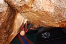 Bouldering in Hueco Tanks on 12/24/2018 with Blue Lizard Climbing and Yoga

Filename: SRM_20181224_1104010.jpg
Aperture: f/4.0
Shutter Speed: 1/160
Body: Canon EOS-1D Mark II
Lens: Canon EF 16-35mm f/2.8 L