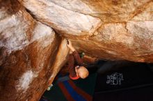 Bouldering in Hueco Tanks on 12/24/2018 with Blue Lizard Climbing and Yoga

Filename: SRM_20181224_1104100.jpg
Aperture: f/4.0
Shutter Speed: 1/320
Body: Canon EOS-1D Mark II
Lens: Canon EF 16-35mm f/2.8 L