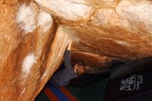 Bouldering in Hueco Tanks on 12/24/2018 with Blue Lizard Climbing and Yoga

Filename: SRM_20181224_1105180.jpg
Aperture: f/4.0
Shutter Speed: 1/320
Body: Canon EOS-1D Mark II
Lens: Canon EF 16-35mm f/2.8 L