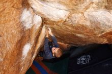 Bouldering in Hueco Tanks on 12/24/2018 with Blue Lizard Climbing and Yoga

Filename: SRM_20181224_1109540.jpg
Aperture: f/4.5
Shutter Speed: 1/160
Body: Canon EOS-1D Mark II
Lens: Canon EF 16-35mm f/2.8 L