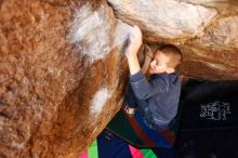 Bouldering in Hueco Tanks on 12/24/2018 with Blue Lizard Climbing and Yoga

Filename: SRM_20181224_1110160.jpg
Aperture: f/4.5
Shutter Speed: 1/160
Body: Canon EOS-1D Mark II
Lens: Canon EF 16-35mm f/2.8 L