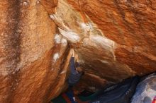 Bouldering in Hueco Tanks on 12/24/2018 with Blue Lizard Climbing and Yoga

Filename: SRM_20181224_1112140.jpg
Aperture: f/5.0
Shutter Speed: 1/200
Body: Canon EOS-1D Mark II
Lens: Canon EF 16-35mm f/2.8 L