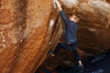 Bouldering in Hueco Tanks on 12/24/2018 with Blue Lizard Climbing and Yoga

Filename: SRM_20181224_1116310.jpg
Aperture: f/2.8
Shutter Speed: 1/400
Body: Canon EOS-1D Mark II
Lens: Canon EF 50mm f/1.8 II