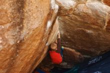 Bouldering in Hueco Tanks on 12/24/2018 with Blue Lizard Climbing and Yoga

Filename: SRM_20181224_1116510.jpg
Aperture: f/2.8
Shutter Speed: 1/320
Body: Canon EOS-1D Mark II
Lens: Canon EF 50mm f/1.8 II