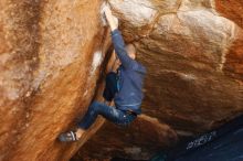 Bouldering in Hueco Tanks on 12/24/2018 with Blue Lizard Climbing and Yoga

Filename: SRM_20181224_1118490.jpg
Aperture: f/2.8
Shutter Speed: 1/320
Body: Canon EOS-1D Mark II
Lens: Canon EF 50mm f/1.8 II