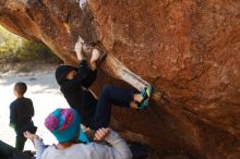 Bouldering in Hueco Tanks on 12/24/2018 with Blue Lizard Climbing and Yoga

Filename: SRM_20181224_1126410.jpg
Aperture: f/2.8
Shutter Speed: 1/800
Body: Canon EOS-1D Mark II
Lens: Canon EF 50mm f/1.8 II