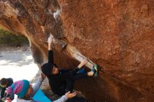 Bouldering in Hueco Tanks on 12/24/2018 with Blue Lizard Climbing and Yoga

Filename: SRM_20181224_1127590.jpg
Aperture: f/3.5
Shutter Speed: 1/400
Body: Canon EOS-1D Mark II
Lens: Canon EF 50mm f/1.8 II