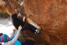 Bouldering in Hueco Tanks on 12/24/2018 with Blue Lizard Climbing and Yoga

Filename: SRM_20181224_1128030.jpg
Aperture: f/3.5
Shutter Speed: 1/320
Body: Canon EOS-1D Mark II
Lens: Canon EF 50mm f/1.8 II