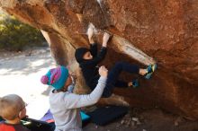 Bouldering in Hueco Tanks on 12/24/2018 with Blue Lizard Climbing and Yoga

Filename: SRM_20181224_1128570.jpg
Aperture: f/3.5
Shutter Speed: 1/400
Body: Canon EOS-1D Mark II
Lens: Canon EF 50mm f/1.8 II